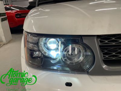 Range Rover Vogue L322, замена ксеноновых линз на светодиодные Аozoom a17 + восстановление стекол фар  - фото 6