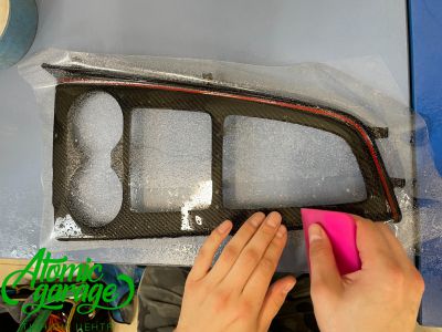Audi A5 F5, защита глянцевых элементов салона полиуретановой пленкой  - фото 6