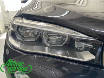  BMW X6 F16, антихром передней и задней оптики + восстановление стекол фар - фото 18