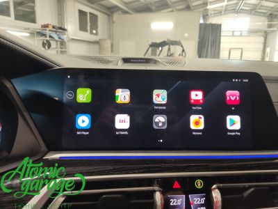 BMW X7 G07, тюнинг ангельских глазок + установка системы Android  - фото 14