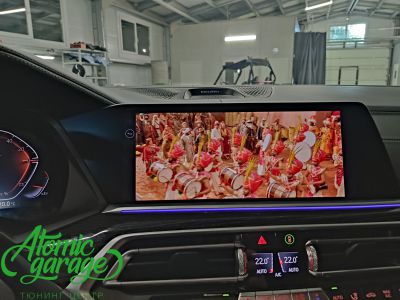 BMW X7 G07, тюнинг ангельских глазок + установка системы Android  - фото 15