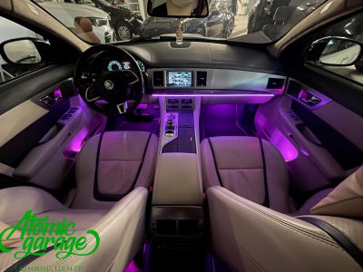 Jaguar XF, светодиодная подсветка салона Ambient Light  - фото 2