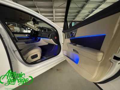 Jaguar XF, светодиодная подсветка салона Ambient Light  - фото 9