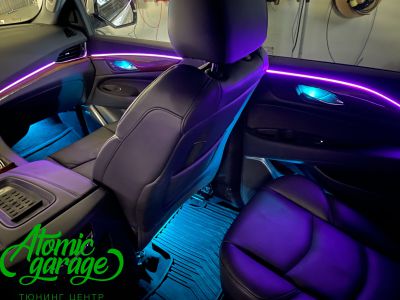 Cadillac Escalade 4, светодиодная подсветка салона Ambient Light - фото 6