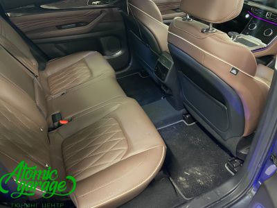 Exeed VX, замена штатных сидений на сидения от BMW 7 f01 + перешив салона в кожу Dakota - фото 14