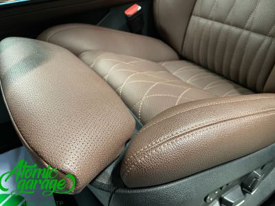 Exeed VX, замена штатных сидений на сидения от BMW 7 f01 + перешив салона в кожу Dakota - фото 8