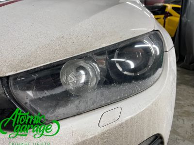 VW Scirocco, замена штатных линз на Biled Aozoom A21 + замена стекла левой фары  - фото 3
