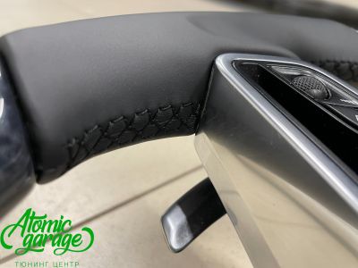 Porsche Cayenne, перешив руля в натуральную кожу Nappa  - фото 7