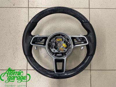 Porsche Cayenne, перешив руля в натуральную кожу Nappa  - фото 1