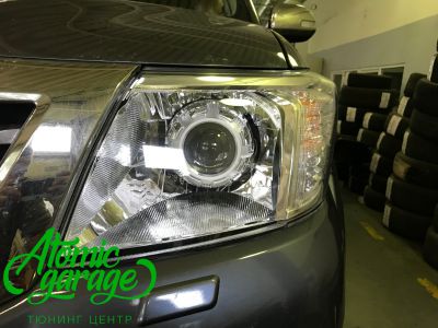 Toyota Hilux, установка линз Bi-led Optima Pro + птф morimoto - фото 11
