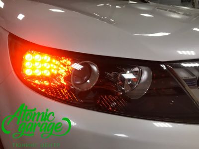 Kia Sorento XM, замена линз на Bi-led Optima Pro + ходовые огни - фото 18
