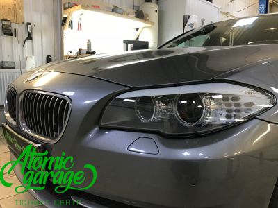 BMW 5 F10, замена стекол и ремонт корпуса фар - фото 13