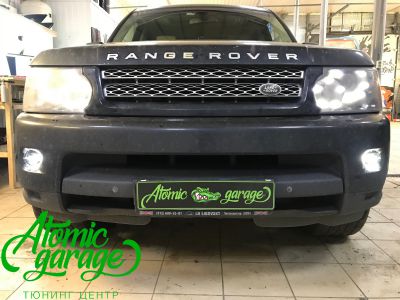 Range Rover Sport, установка светодиодных птф Morimoto - фото 4