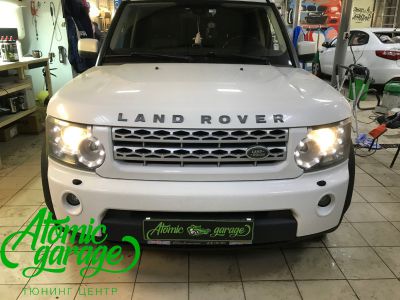 Land Rover Discovery 4, замена штатных линз на Bi-led Optima Pro - фото 1