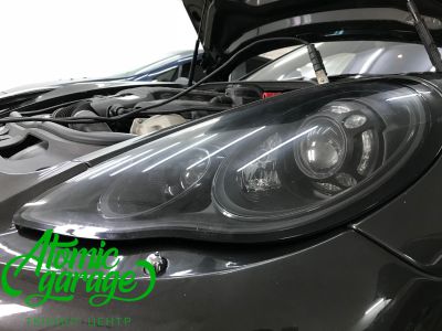 Porsche Panamera, замена ксенонового освещения на светодиодное - фото 26