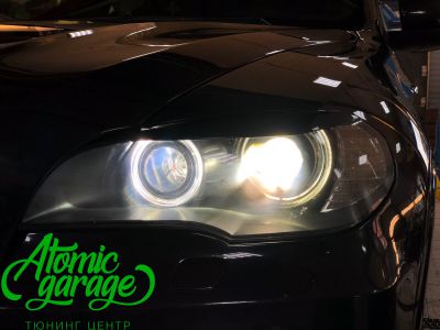 BMW X5 E70, замена линз на Bi-led Optima Pro - фото 1