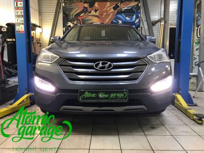 Hyundai Santa Fe DM, ремонт штатных DRL - фото 6