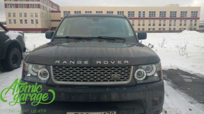 Range Rover Sport, замена штатных и установка в дальний линз Hella 3R - фото 11