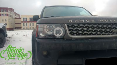 Range Rover Sport, замена штатных и установка в дальний линз Hella 3R - фото 10
