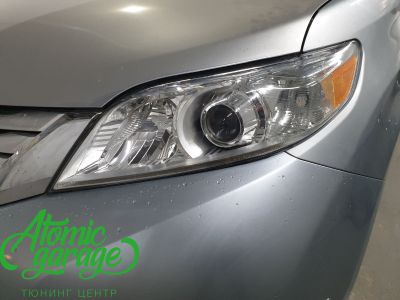 Toyota Sienna, светодиодный тюнинг фар - фото 13