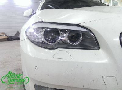 BMW 5 F10, замена левого стекла фары + бронирование - фото 9