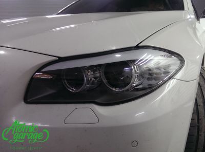 BMW 5 F10, замена левого стекла фары + бронирование - фото 8