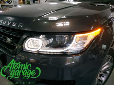 Range Rover Sport, ремонт ходового огня правой фары - фото 5