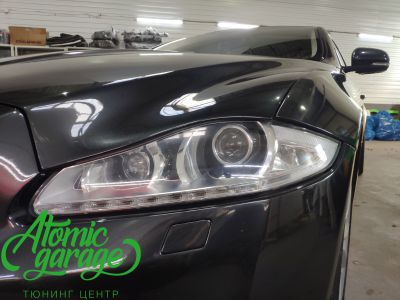 Jaguar XJ, замена штатных линз на Biled Diliht Triled - фото 4