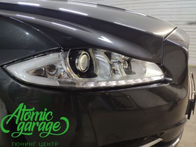 Jaguar XJ, замена штатных линз на Biled Diliht Triled - фото 10