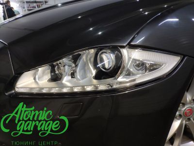 Jaguar XJ, замена штатных линз на Biled Diliht Triled - фото 11