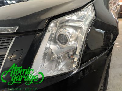 Cadillac SRX, замена линз на Bi-led X-bright + ремонт запотевания - фото 3