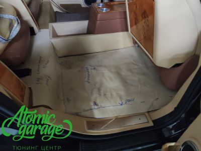 Hummer H2, пошив 3D кожаных ковров в салон - фото 7