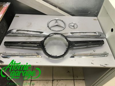 Mercedes GLK, антихром фар и кузова - фото 16