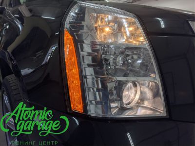 Cadillac Escalade, замена линз на Bi-led X-bright - фото 3