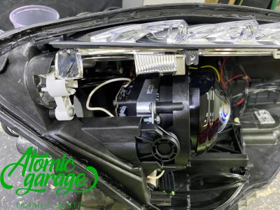 Mercedes GLA, замена линз на Bi-led Diliht Triled + восстановление стекол - фото 11