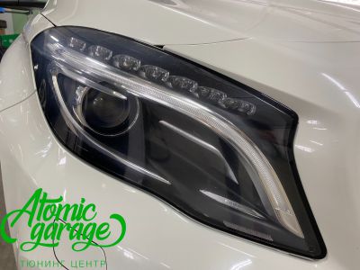 Mercedes GLA, замена линз на Bi-led Diliht Triled + восстановление стекол - фото 5