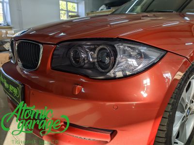 BMW 1 E87, замена линз на Diliht Triled + восстановление стекол - фото 8