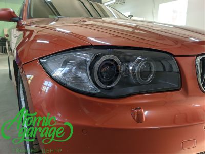 BMW 1 E87, замена линз на Diliht Triled + восстановление стекол - фото 8