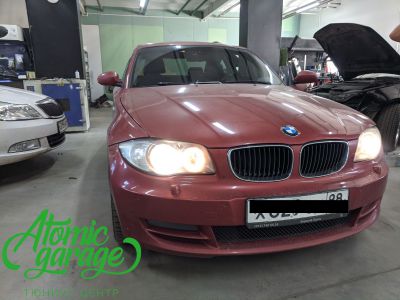 BMW 1 E87, замена линз на Diliht Triled + восстановление стекол - фото 1
