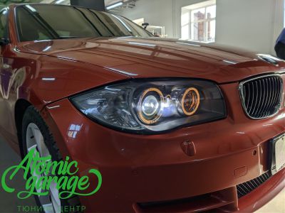 BMW 1 E87, замена линз на Diliht Triled + восстановление стекол - фото 6