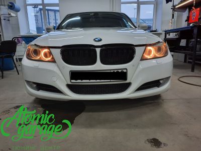 BMW 3 E90 LCI, замена колец + восстановление стекол - фото 1