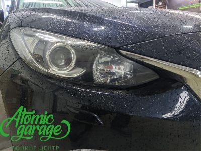 Mazda 3 BM, замена линз на Bi-led Diliht Tendel + восстановление стекол - фото 2
