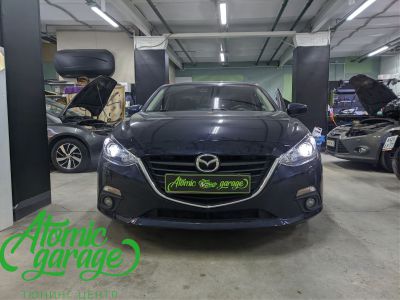 Mazda 3 BM, замена линз на Bi-led Diliht Tendel + восстановление стекол - фото 7