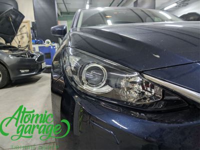 Mazda 3 BM, замена линз на Bi-led Diliht Tendel + восстановление стекол - фото 11