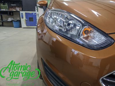 Ford Fiesta MK6, установка линз Bi-led Diliht Tendel - фото 2