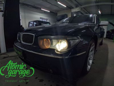 BMW 7 E66, установка 4-х линз Aozoom + новые кольца - фото 4