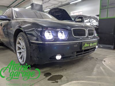 BMW 7 E66, установка 4-х линз Aozoom + новые кольца - фото 17