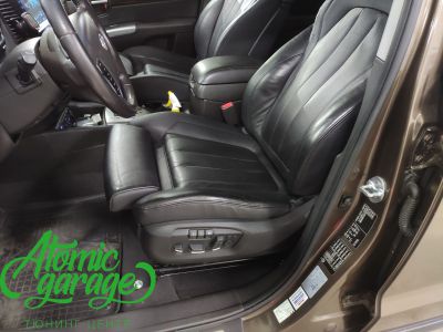 Hyundai Santa FE CM, установка сидений от BMW X5 F15 + линзы Diliht Triled - фото 15