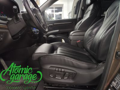 Hyundai Santa FE CM, установка сидений от BMW X5 F15 + линзы Diliht Triled - фото 13