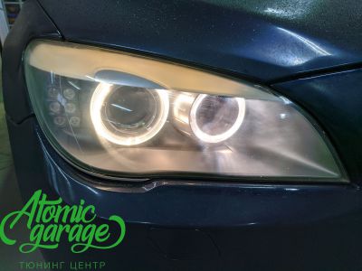 BMW 7 F01, замена ангельских колец на светодиодные - фото 4
